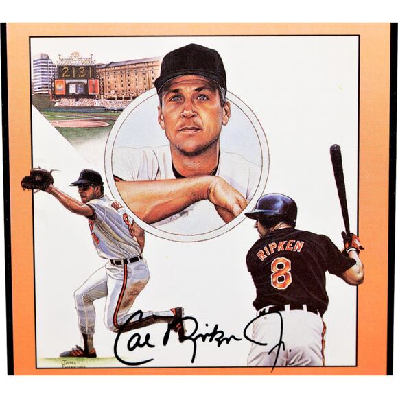 2131 Cal Ripken Jr Most Consecutive Games Played 8.5" x 4" - Picture 7 of 8